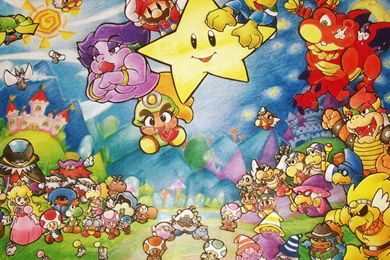 Paper Mario! HD Desktop Wallpapers : Widescreen : High Definition ...