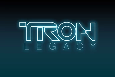 Disney's Tron: Legacy Movie Logo Desktop Wallpapers