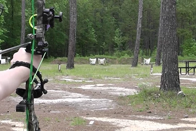 Bowtech Destroyer 350 At 70 Yards   YouTube
