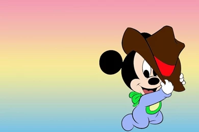 Mickey Mouse Wallpapers » Blog Archive » Baby Mickey Cowboy Hat ...