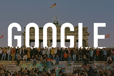 The 25th Anniversary Of The Fall Of The Berlin Wall Google Doodle ...