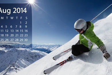 Freestyle Ski August 2014 Calender Wallpaper: View HD Image Of ...