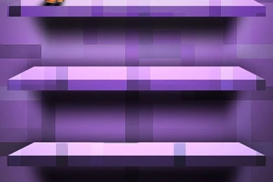 Purple Shelf 4 iPhone 5 Wallpapers