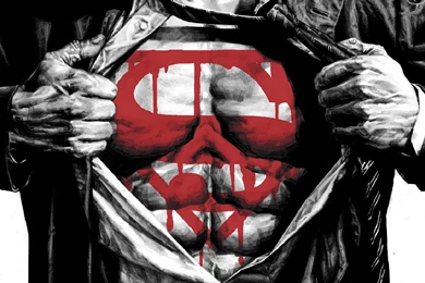 Superman Logo Black White For Desktop Wallpaper,marvel HD ...