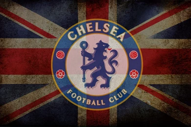 Chelsea FC Logo On Flag : Desktop And Mobile Wallpapers : Wallippo