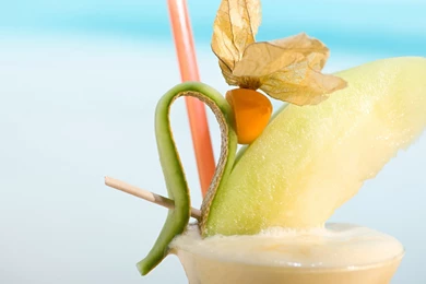 Download Wallpapers 1920x1080 Vanilla, Melon, Cocktail, Tubule Full ...