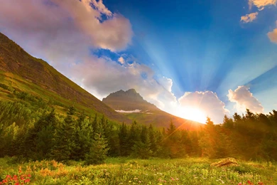 Sunrise Mountain Scenery Wallpapers