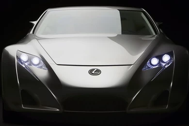 Wallpapers Black, Lexus, Lexus LF, Lexus LF A Sports Car Concept '2007.