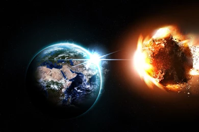 Download Wallpapers 3840x2400 Planet, Meteor, Asteroid, Comet ...