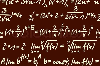 Science Seamless With Mathematics Symbols For Backgrounds Or ...