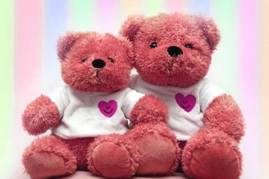 Wallpapers Flower Pattern Best Friends Forever Cute Love Teddy ...