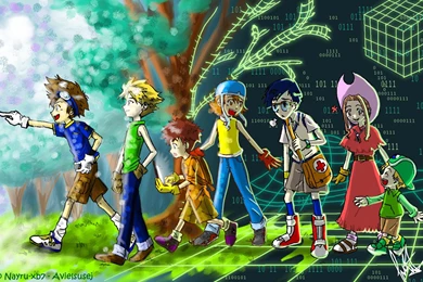 Digimon tamers imagen digievoluciones wallpaper digimon frontier