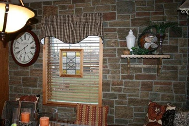 Faux Stone Panels Kitchen 2016   White Brick Wallpapers