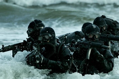 Swimmers, Group, Sea, Combat, Mask, Machines, Weapons, Naval ...