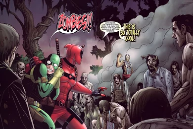 2560x1440 Comic, Gun, Heroes, Deadpool, Ninja, Marvel, Comics ...