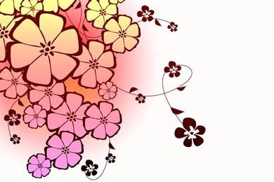 Japanese Flower Design Free PPT Backgrounds For Your PowerPoint ...
