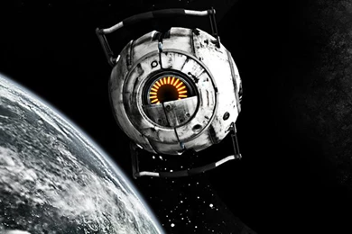 Portal 2 Wheatley iPhone 5 Wallpapers (640x1136)