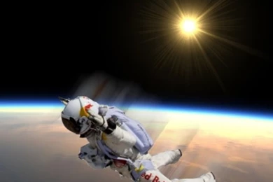 iPhone 5 Backgrounds Red Bull Stratos 03