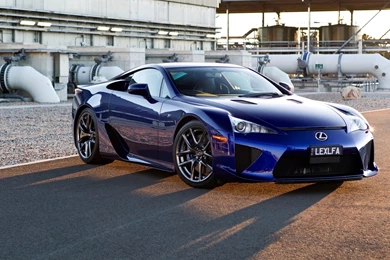 Leus Lfa Supercar Blue Front Shadow Hd Wallpapers , Lexus ...