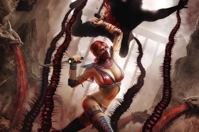 Skarlet Mortal Kombat 9 Wallpapers