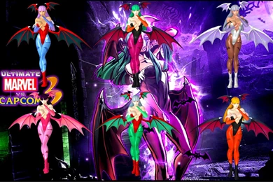 Xnalara Morrigan MvC3 Skin Legs By XeNmAs Lara On DeviantArt
