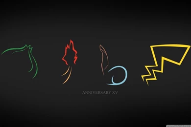 Pokemon XV Anniversary HD Desktop Wallpapers : Widescreen : High ...