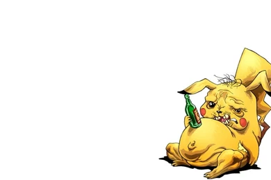 Pokemon Pikachu Funny Drunk Alcoholism 1680x1050 Wallpapers ...