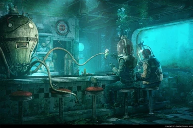 Octopus Diner (Wallpaper)