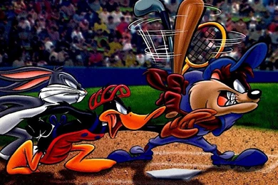 My Free Wallpapers   Cartoons Wallpapers : Bugs Bunny   Baseball