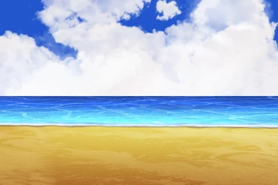 Background] Anime styled Beach Type 10 By Akiranyo On DeviantArt