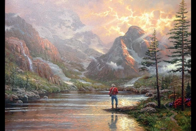 Summer Wallpapers By Thomas Kinkade 55165 Desktop Wallpapers