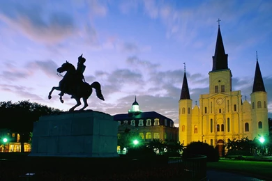 Wallpapers Cathedral Louis New Orleans 1920x1080