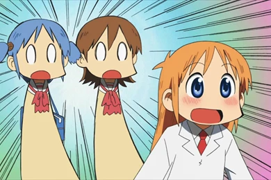 Nichijou, Shinonome Hakase, Naganohara Mio, Aioi Yuuko, Anime ...