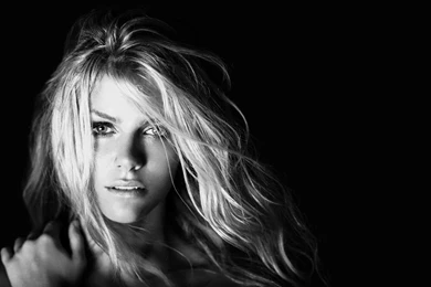Brooklyn Decker Monochrome Close up Wallpapers