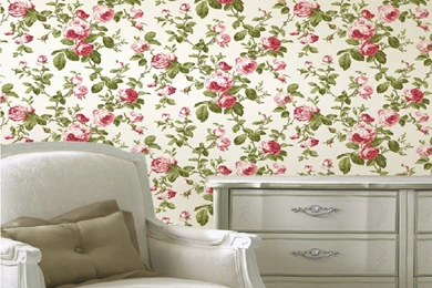 Fine Decor Heritage Large Floral Rose Flower Wallpapers FD40171