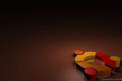 Download Ubuntu 3D Logo Wallpapers For Blackberry Playbook