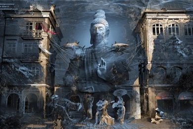 Omnipresence Or Transcendent Reincarnation: Surreal Art print ...