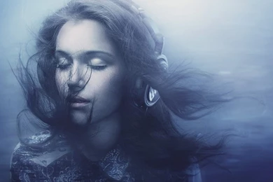 Girl With Headphones Wallpapers   Girl With Headphones Wallpapers ...