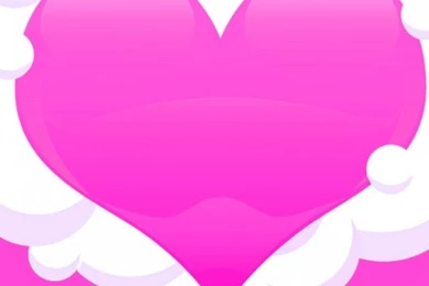 Pink Heart Love iPhone HD Wallpapers