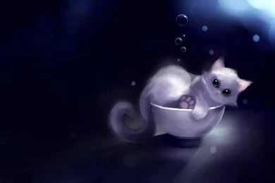 Cute Anime Cat Wallpapers