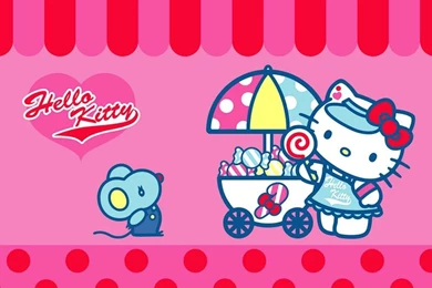 Bow Candy Hello Kitty – Anime Hello Kitty HD Desktop Wallpapers