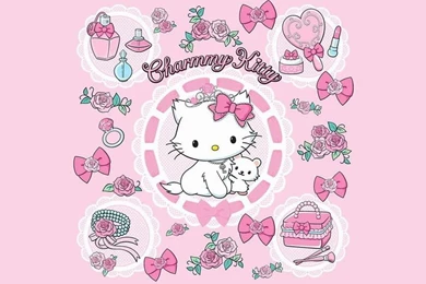 Bow Candy Hello Kitty – Anime Hello Kitty HD Desktop Wallpapers