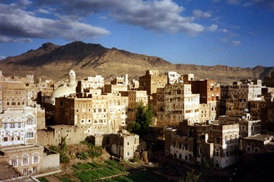 Old City Of Sana'a In Yemen