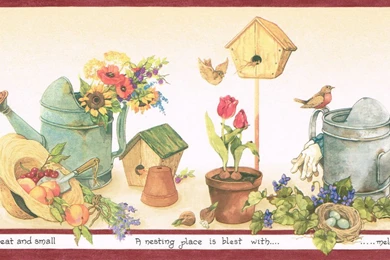 Birdhouse Wallpapers Border
