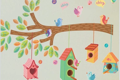 Bright Star Kids Birdhouse Wall Stickers Review & Giveaway ...