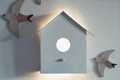 Hallie Bird House Wall Light By Rowen & Wren