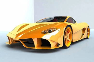 Yellow Supercar : Auto Motor Sport Wallpapers HD