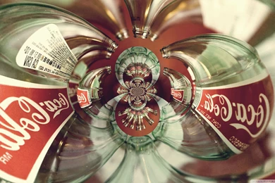 Coca Cola Bottle Art HD Desktop Wallpapers : Widescreen : High ...