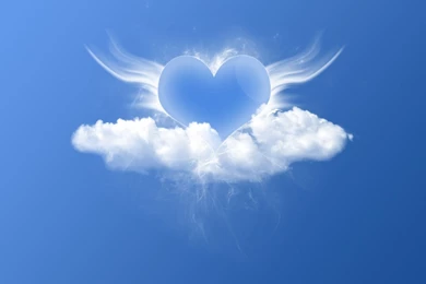 1152x864 Blue Heart Desktop PC And Mac Wallpapers