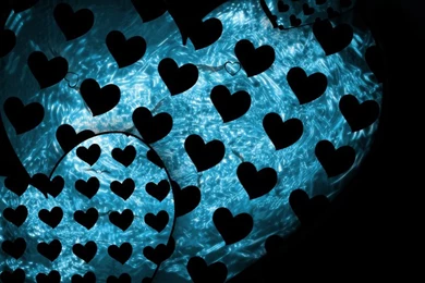 Blue Squiggly Heart Wallpapers By NerfAvari On DeviantArt